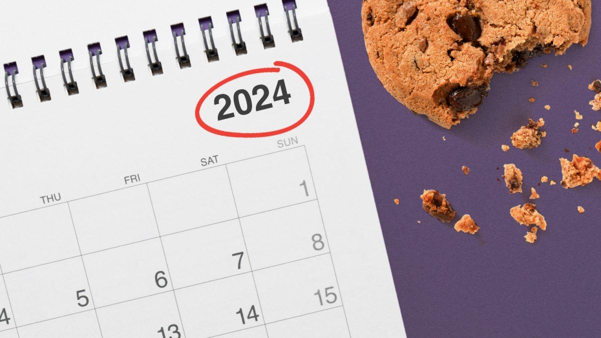 Calendar presenting date of 3rd party cookies deprecation